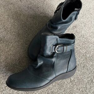 Boots Deep Green Ankle Booties